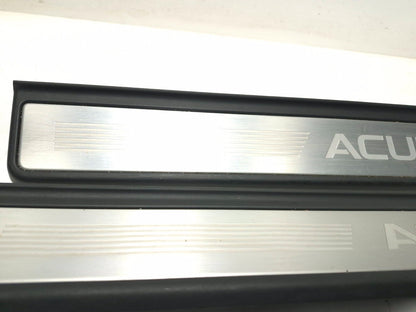 2008 Acura Tl Type-s Door Sill Trim Scuff Plate Rear & Front 4 Pcs OEM