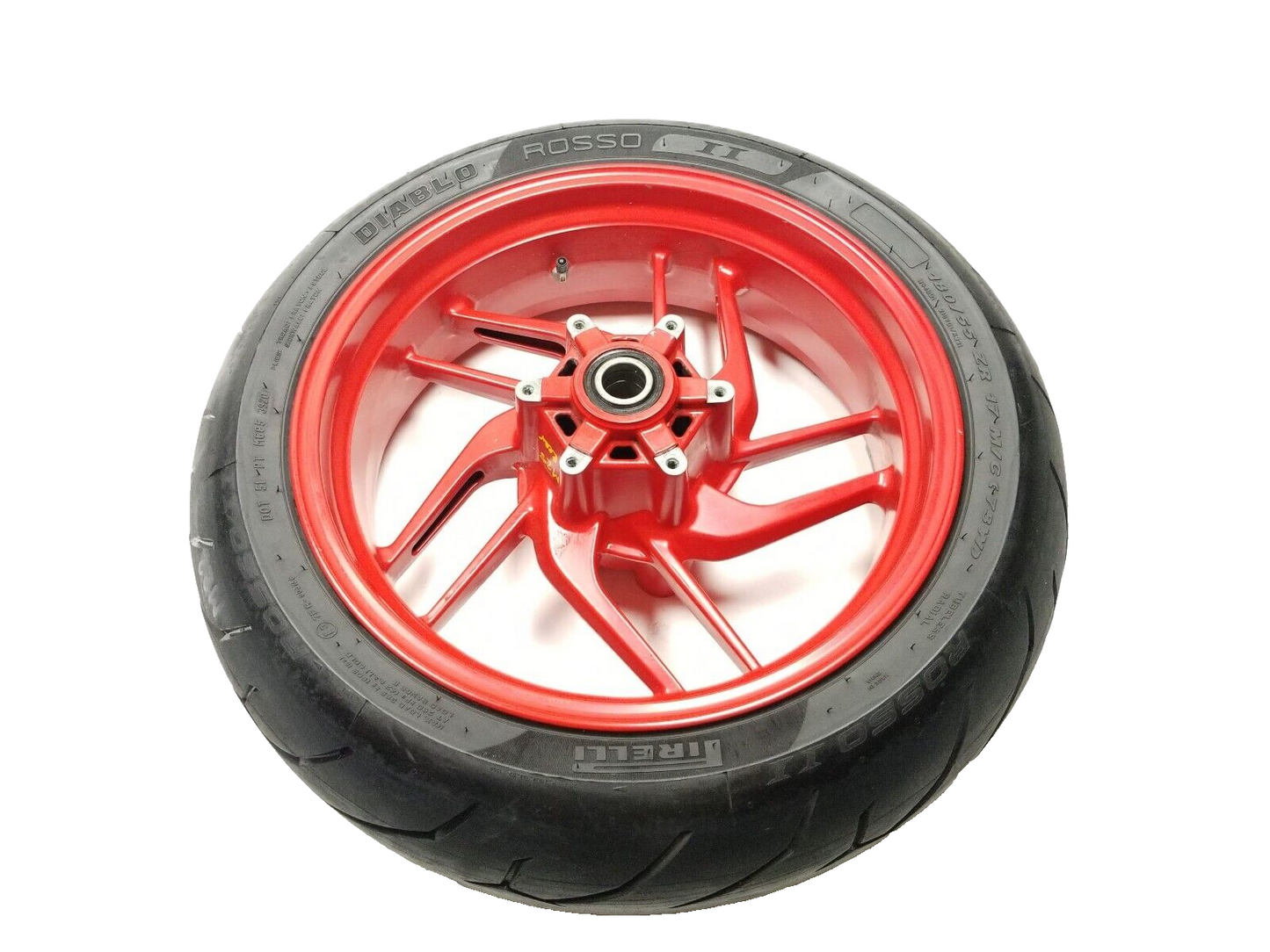 2015 - 2018 Ducati Monster 821 Rear Wheel Rim 17x5.5 & Tire 180/55zr17 OEM