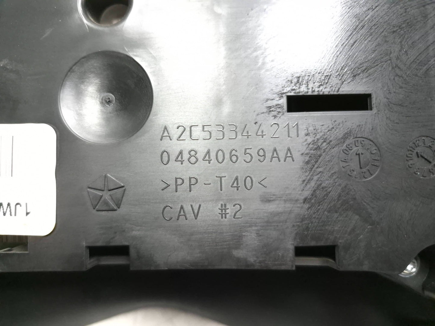 2010 Dodge Caliber Sxt Speedometer Instrument Cluster 68036303ab OEM 128k