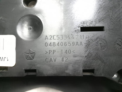 2010 Dodge Caliber Sxt Speedometer Instrument Cluster 68036303ab OEM 128k