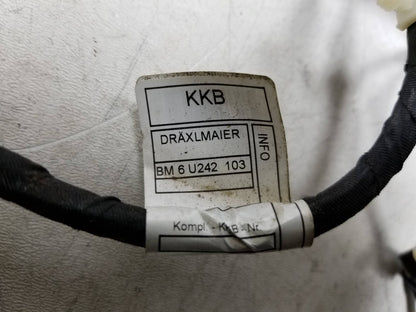 2014 BMW X5 Door Wire Wiring Harness Rear Passenger Side Right OEM