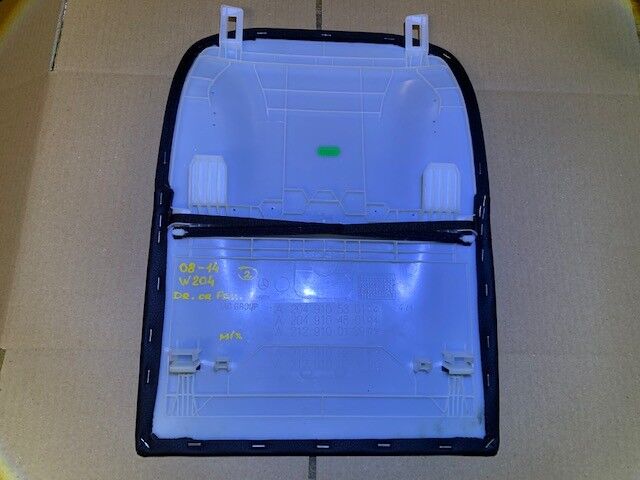 08-14 Mercedes W204 C300 Front Left Or Right Seat Back Panel Cover Trim OEM