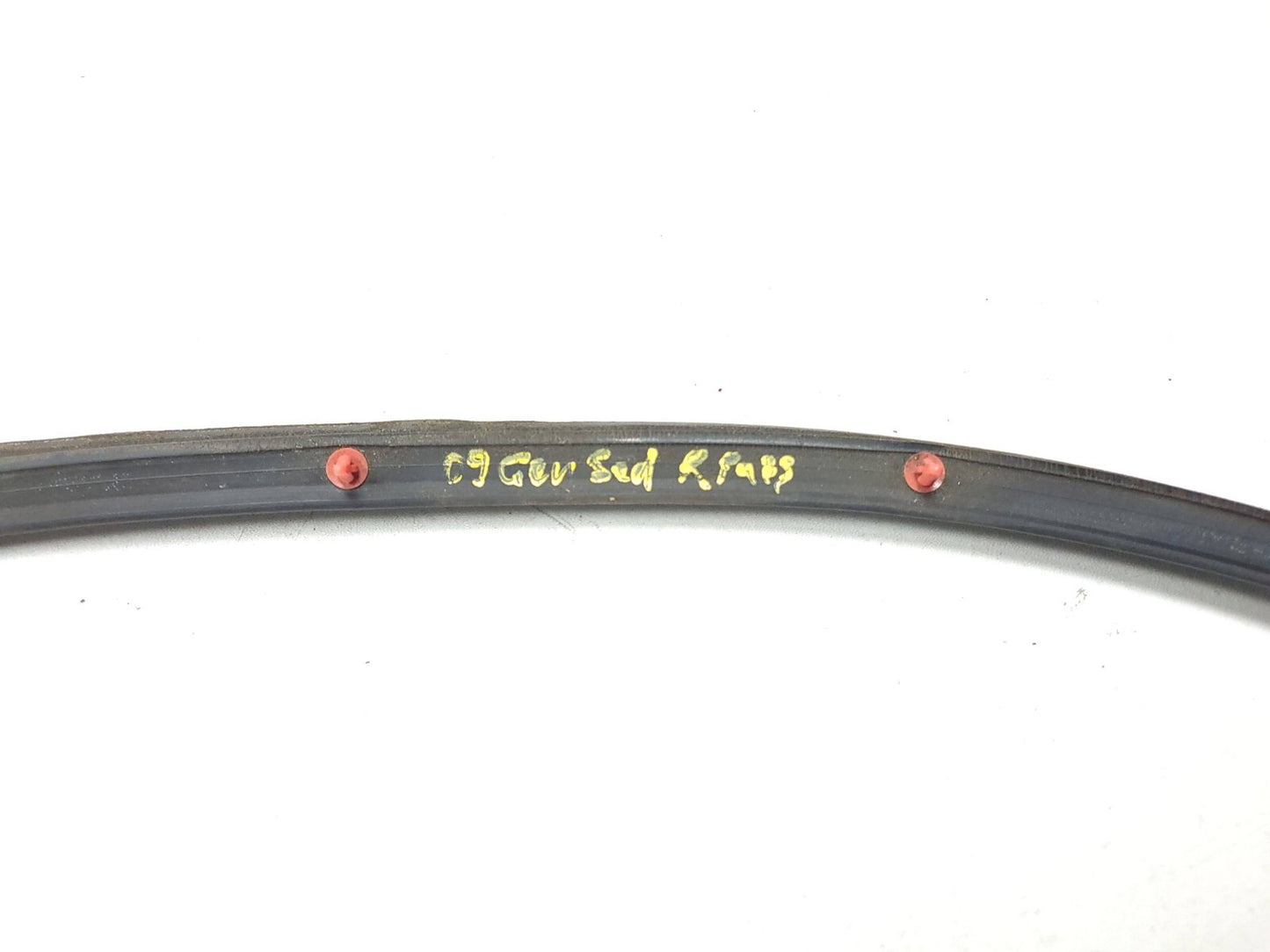 09-14 Hyundai Genesis Door Weatherstrip Seal Rear Passenger Side Right OEM Sedan