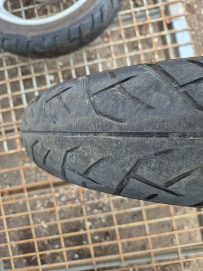 1993 Suzuki Gsx600fp Katana Front & Rear Wheel W/ Tire Pair R 17 OEM