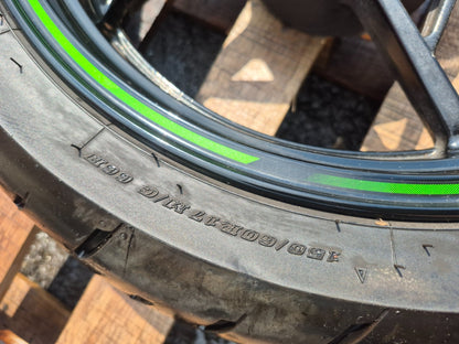 2023 Kawasaki Ninja 400 Ex400 Rear Wheel Rim & Tire  OEM