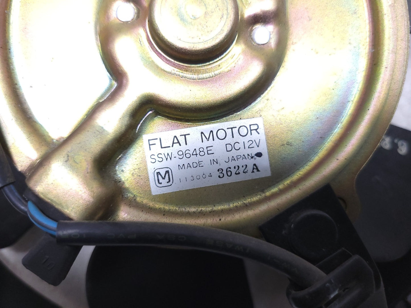 1989-1998 Honda Pc800 Pacific Coast 800 Radiator Cooling Fan Motor OEM