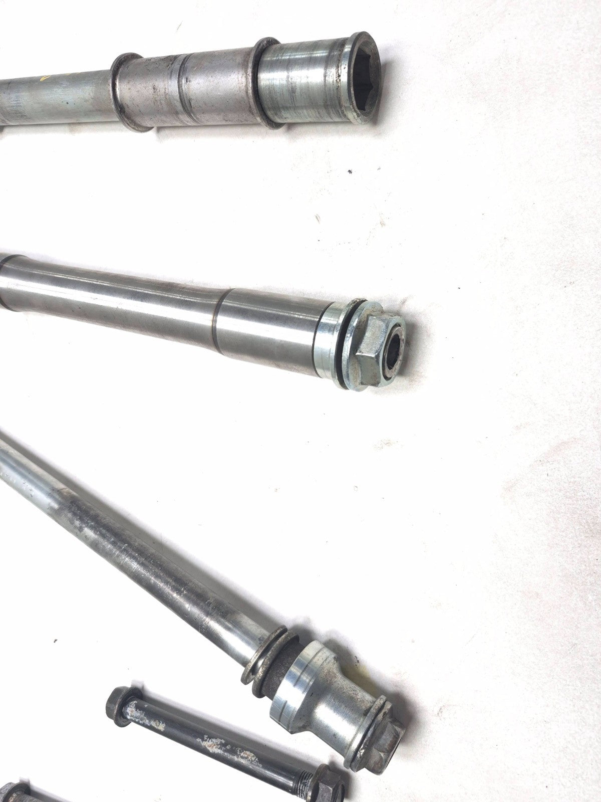 1987 Honda Goldwing 1200i Wheel Axle Front & Rear W/ Pivot Bolt OEM