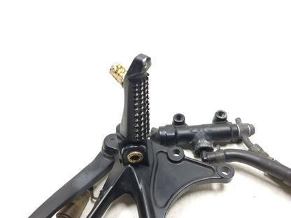 2007 Kawasaki Ninja Zx-6r Zx600  Rear Brake Master Cylinder W/ Footrest Assy OEM