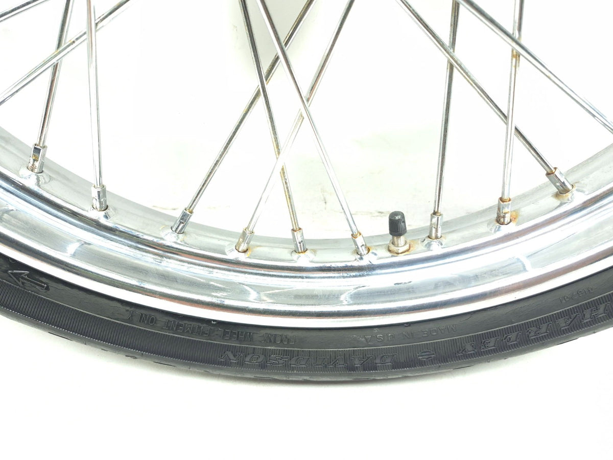 2006 Harley Sportster Xl1200c Xl883c Wheel Rim W/ Tire Front & Rear R16 R21 OEM
