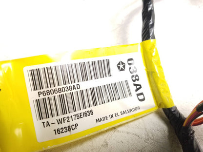2010 - 2020 Dodge Grand Caravan Door Wire Wiring Harness Front Passenger Sid OEM