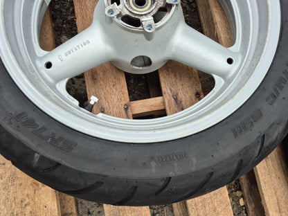 1999 Suzuki Katana 750 Gsx750f Wheel Rim W/ Tire Front & Rear OEM