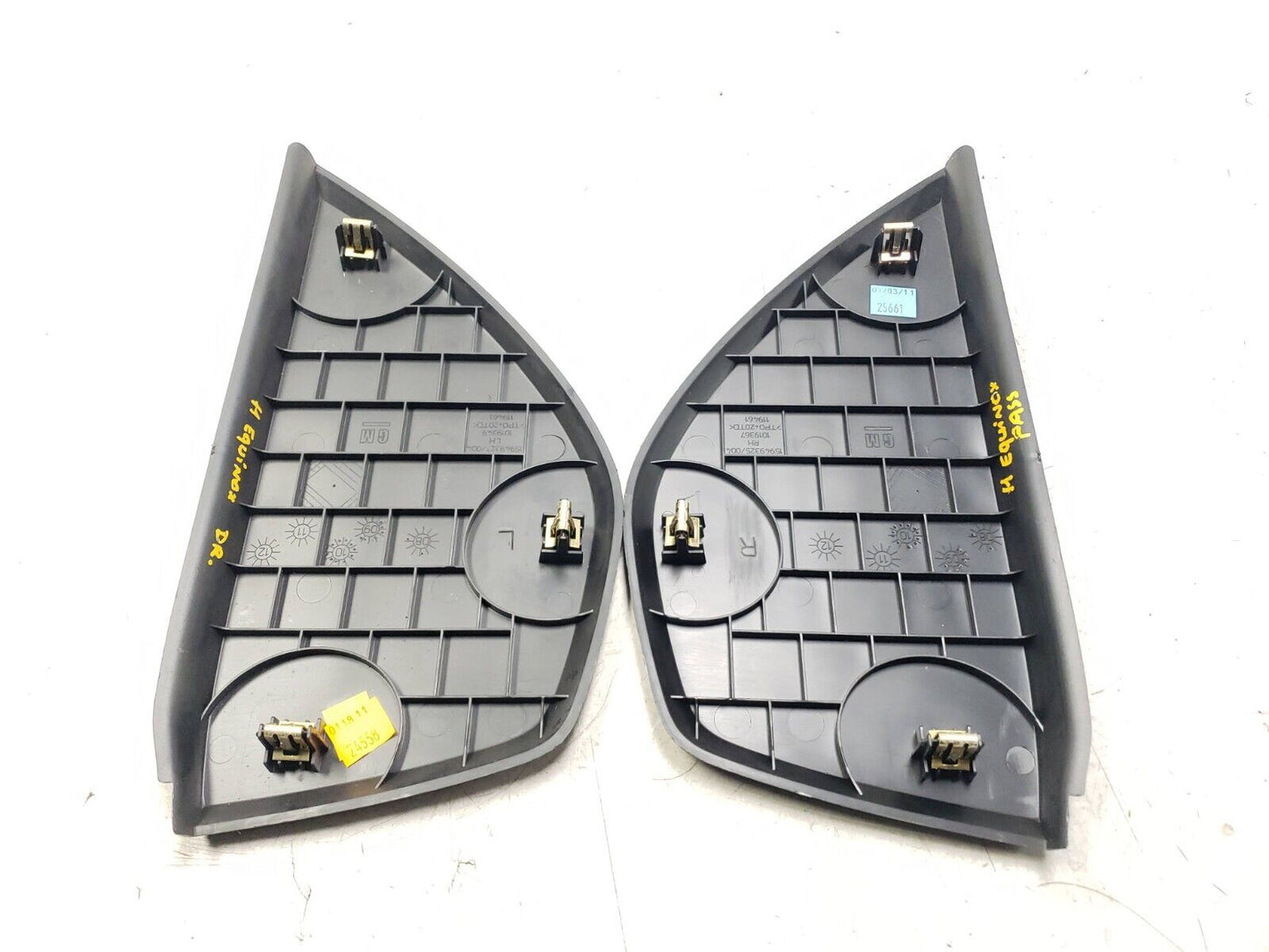 2010 - 2017 Chevrolet Equinox Dash End Cap Cover Left & Right OEM