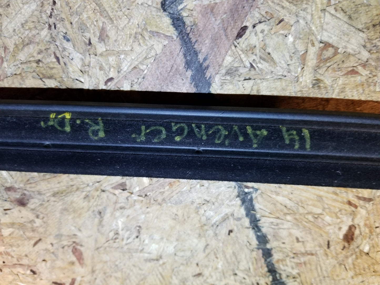 11 12 13 14 Dodge Avenger Rear Left Driver Side Door Window Belt Seal Trim OEM