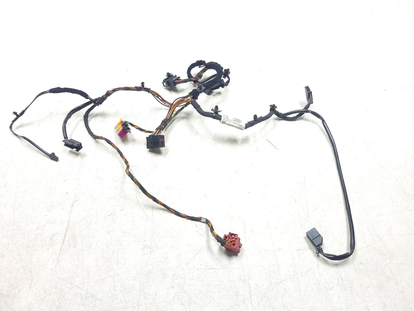2013 Audi S4 Front Seat Wire Harness Driver Side Left OEM