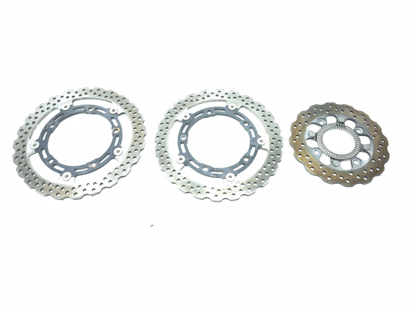 2018 Kawasaki Ninja 650 Ex650 Brake Disc Rotor Rear & Front 3 Pcs OEM