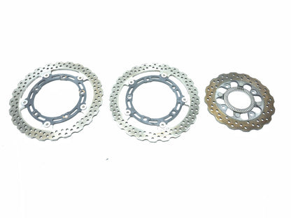 2018 Kawasaki Ninja 650 Ex650 Brake Disc Rotor Rear & Front 3 Pcs OEM