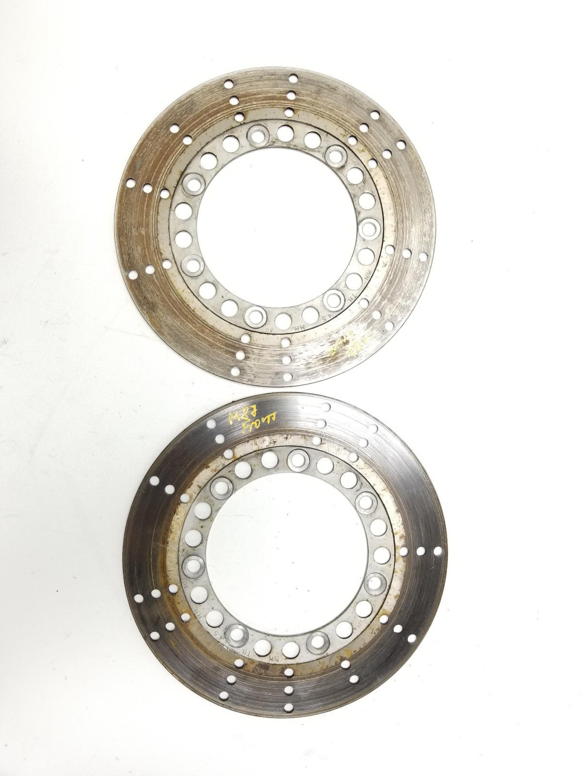 1990 Kawasaki Vn750 Vulcan Front Brake Disc Pair OEM
