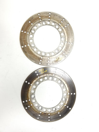 1990 Kawasaki Vn750 Vulcan Front Brake Disc Pair OEM