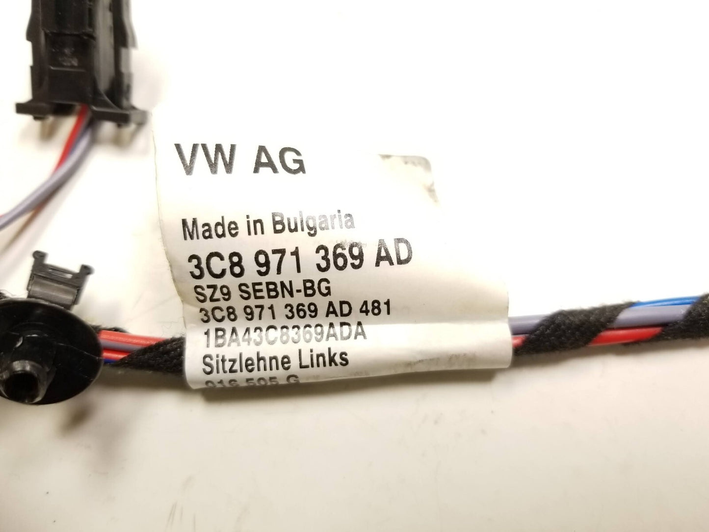 09 10 11 12 Volkswagen Cc Front Driver Seat Adjust Recline Motor OEM