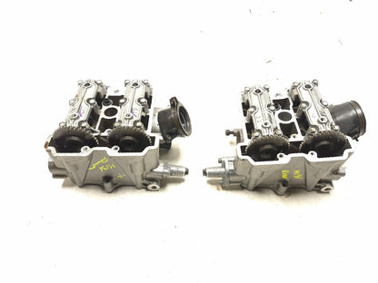 2003 Suzuki Sv650 Engine Cylinder Head Front & Rear Pair OEM