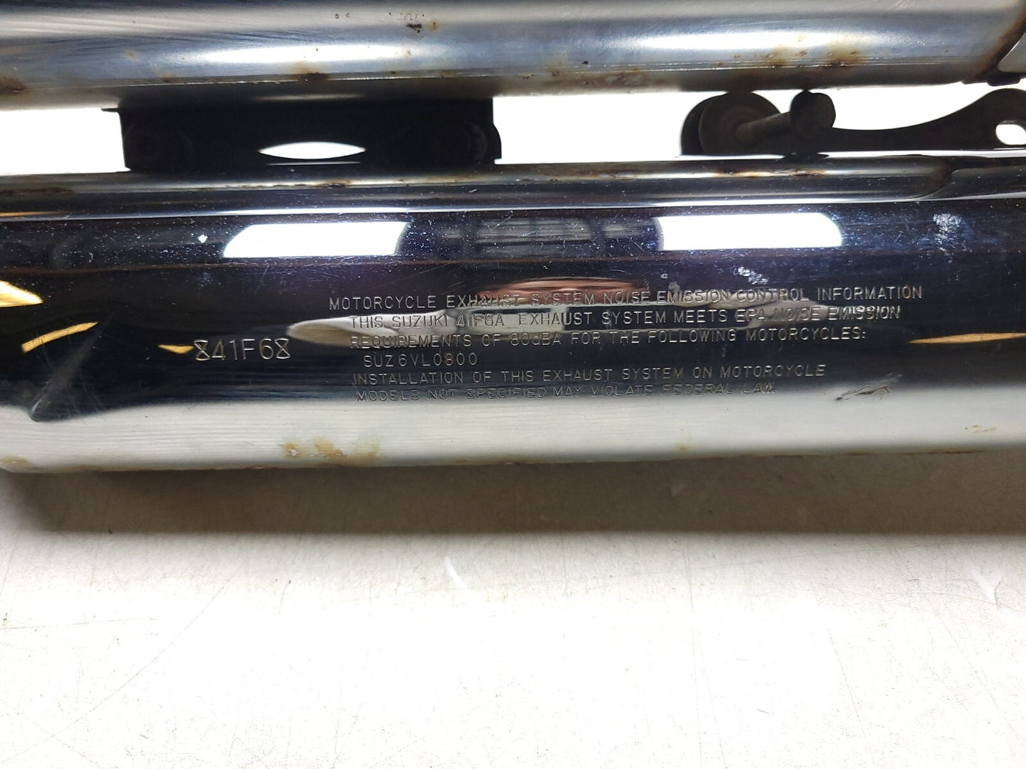 2006 - 2009 Suzuki Boulevard C50 Vl800 Exhaust Muffler  OEM