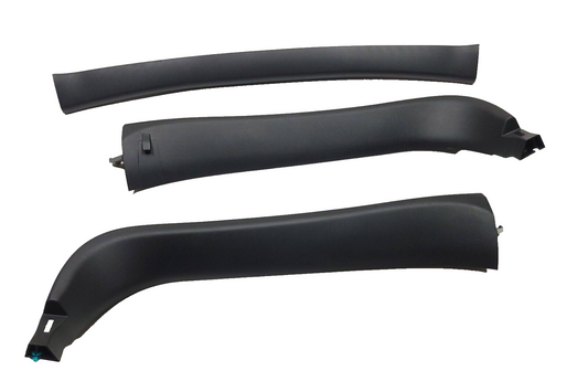 09 - 12 Mitsubishi Eclipse Hatch Tailgate Trim Cover 3pcs OEM 51k