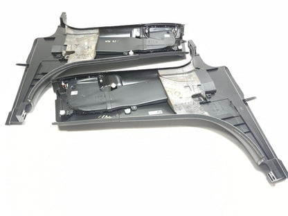 2011 BMW 750li B Pillar Trim Cover Lower Left & Right Pair OEM