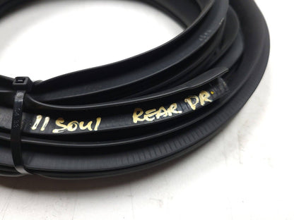 10 11 12 Kia Soul Door Weatherstrip Seal Rear Driver Side Left OEM 57k Miles