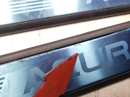 2009 - 2014 Acura Tsx Door Sill Scuff Plate Trim Panel Front & Rear 4pcs  OEM