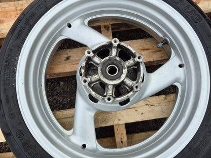 1998 Yamaha Yzf600 Wheel Rim W/ Tire Rear & Front Pair R17 OEM