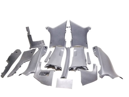 2010 - 2014 VW Golf GTI B C Pillar Panel Cover Trim Set OEM
