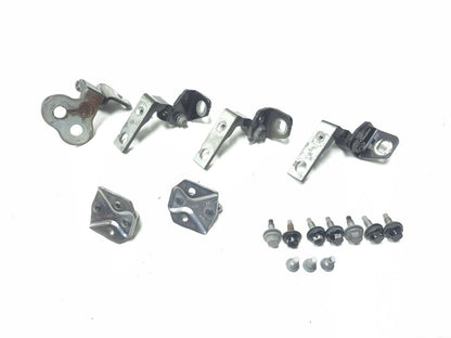 2013 Ford Focus St Door Hinge & Striker Front & Rear Passenger Side Set OEM