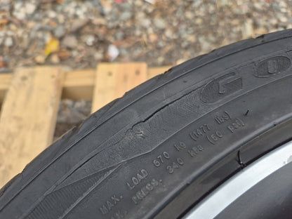 2014 Fiat 500l Trekking Wheel Rim W/ Tire Good Year  225/45 R17 2 Pcs OEM