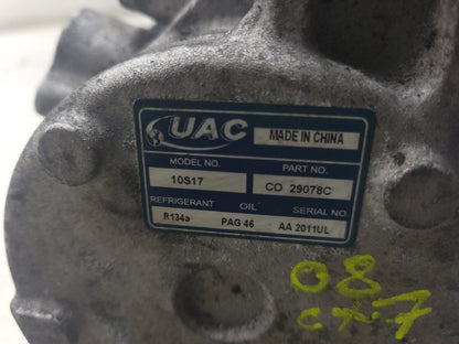 2007 - 2012 Mazda Cx-7 AC Compressor 2.3l *uac Brand*