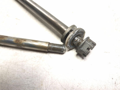 1993 Yamaha Virago Xv750 Rear & Front Wheel Axle Pair OEM