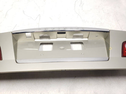 06 - 09 Infiniti M35 Trunk Trim Molding License Plate Panel OEM