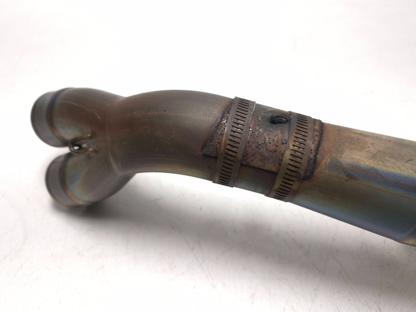 2005 Kawasaki Ninja Zx10r Exhaust Muffler Acrapovic Damaged OEM