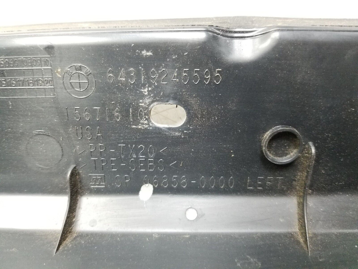 14-18 BMW X5 F15 Cowl Housing Microfilter Cover Shield L+r Pair OEM 89k Miles✅