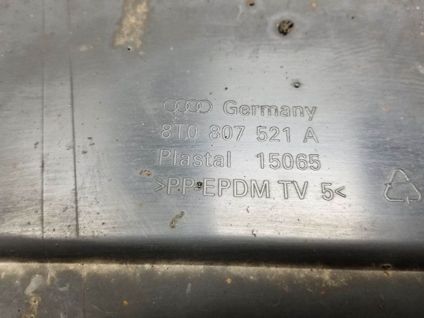 2010 Audi A5 Coupe Lower Bumper Valance OEM