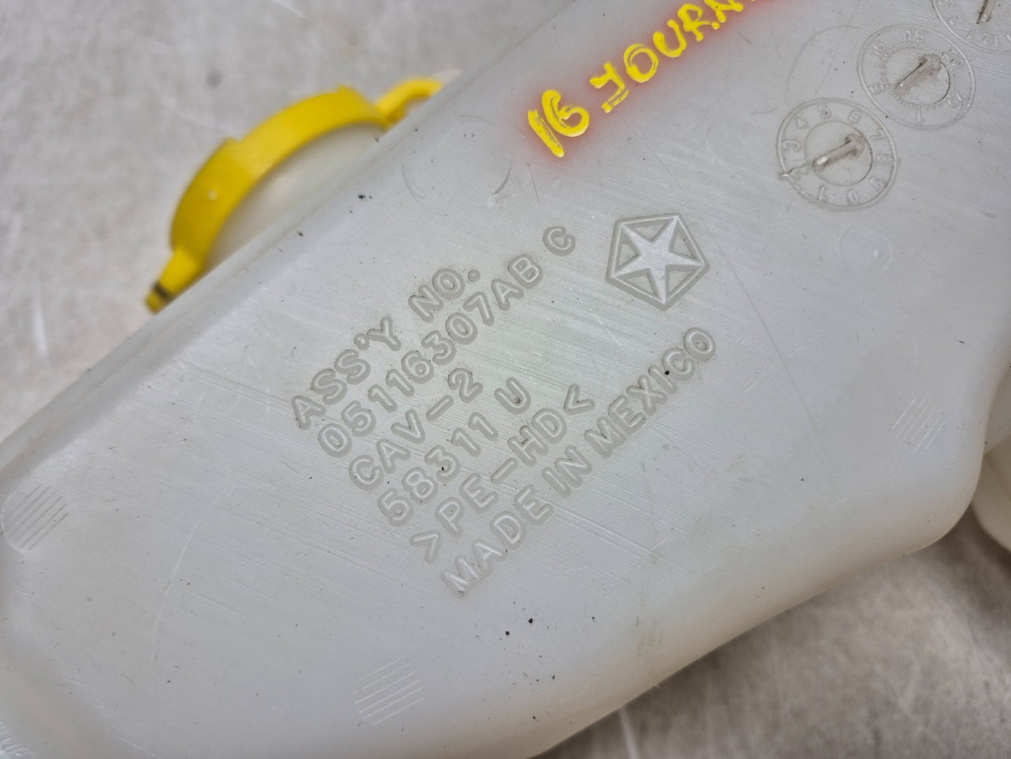 2016 Dodge Journey Windshield Washer Reservoir Bottle OEM