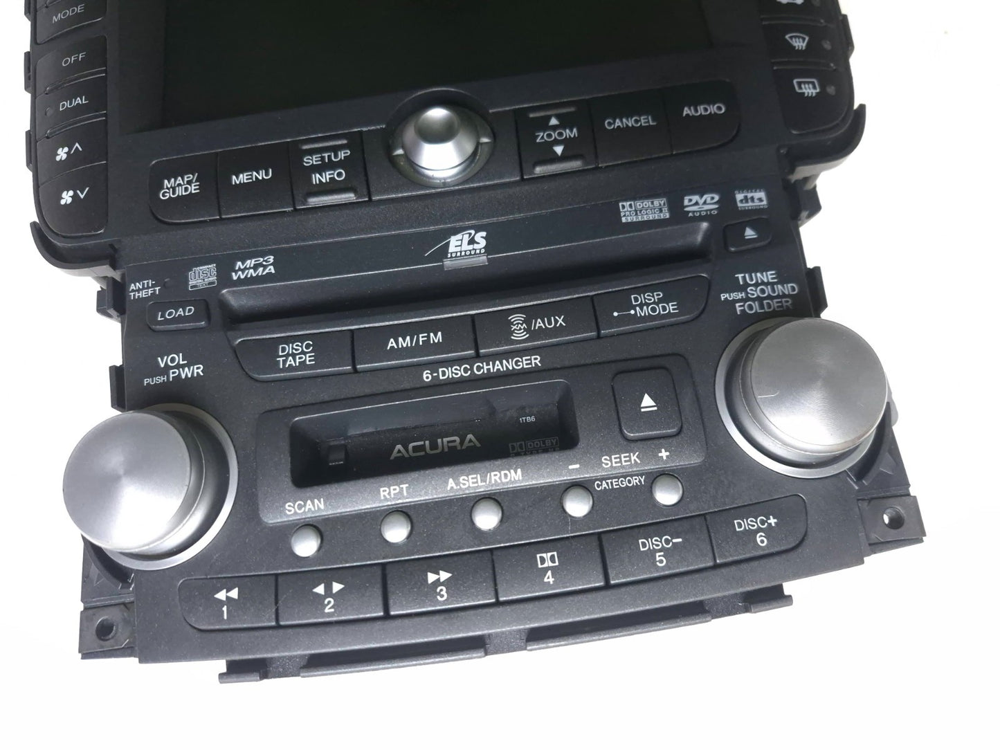 2007 Acura Tl Type-s Information Nav Display Screen & Audio Equipment Radio  OEM