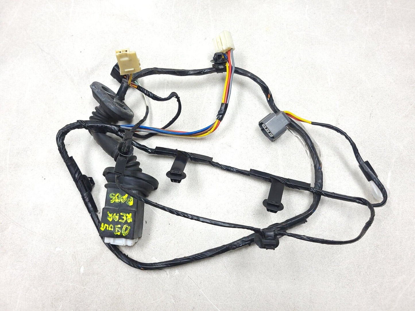 07 - 10 Mitsubishi Outlander Door Wire Harness Rear Passenger Side Right OEM