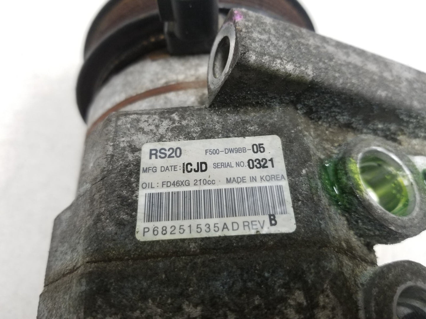 2016 Dodge Durango A/c Compressor OEM
