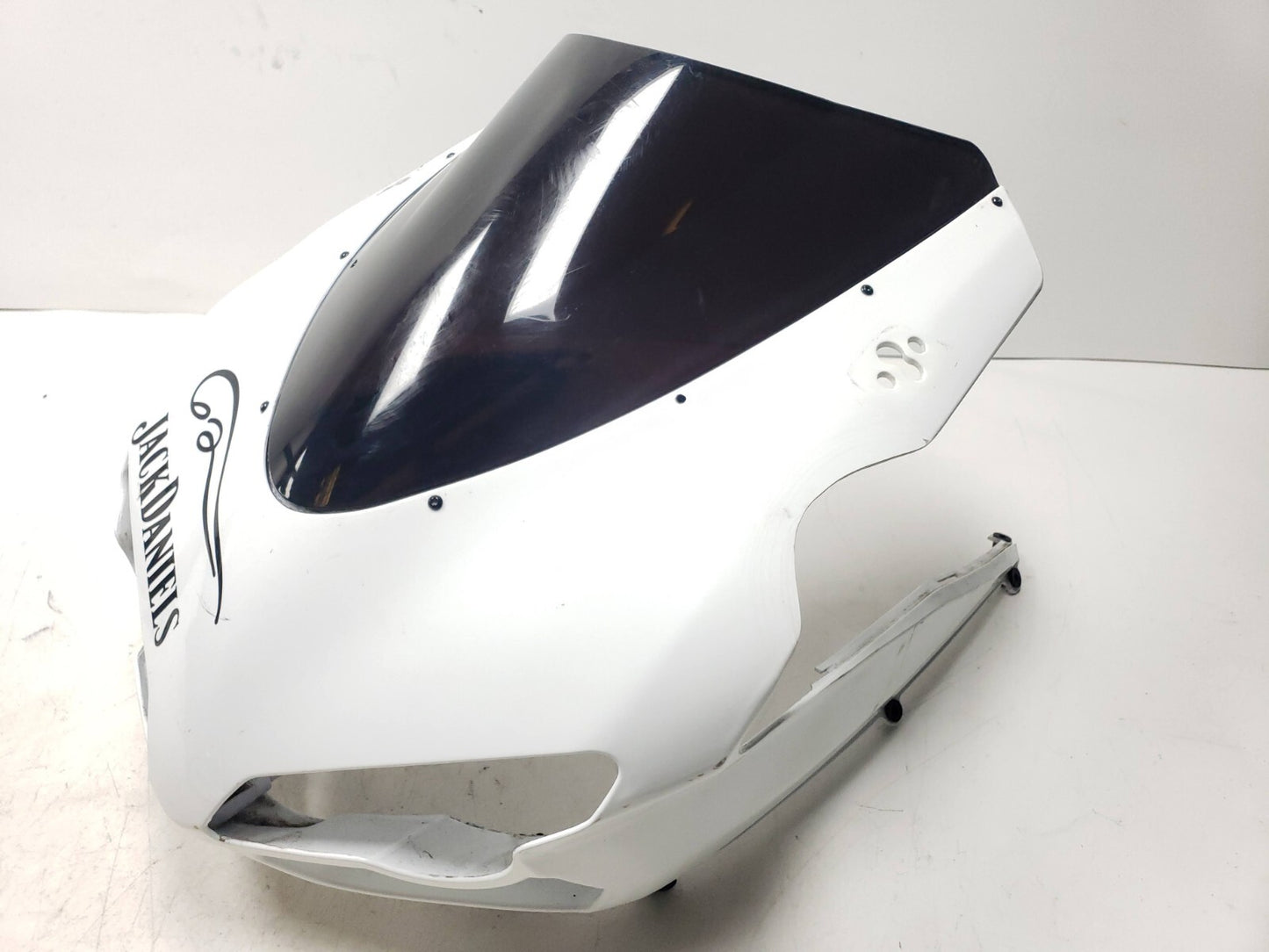 2008 - 2010 Ducati 848 Headlight Upper Cowl Fairing Nose W/ Windshield OEM