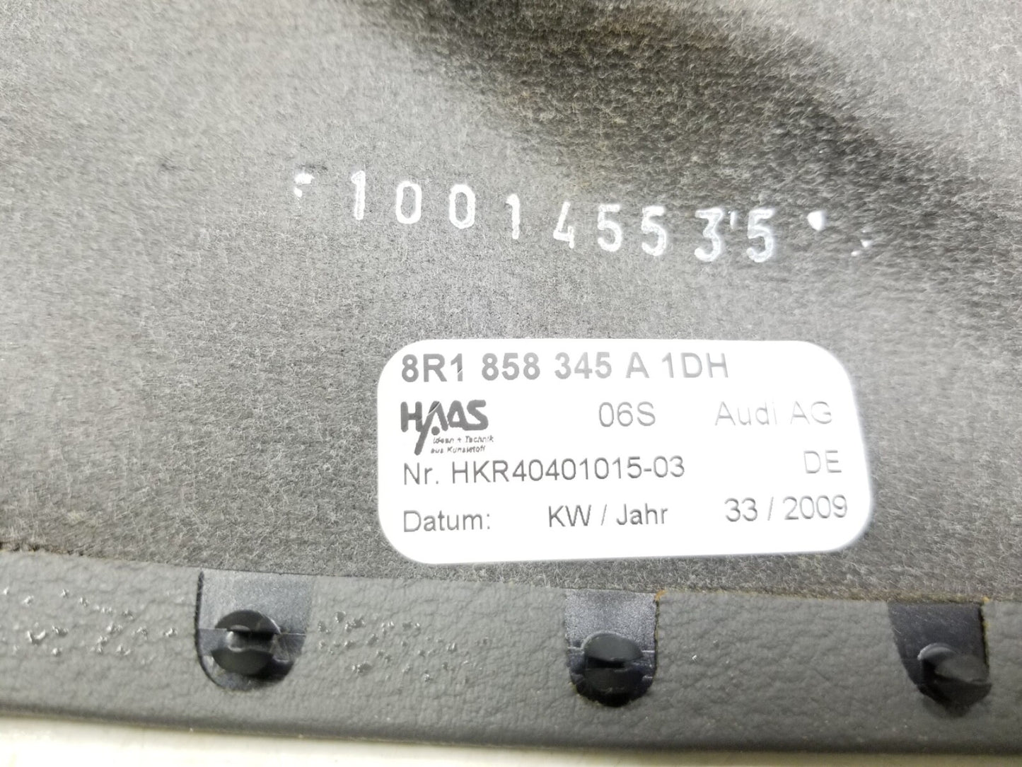 2010 Audi Q5 Steering Column Shroud Trim Cover OEM