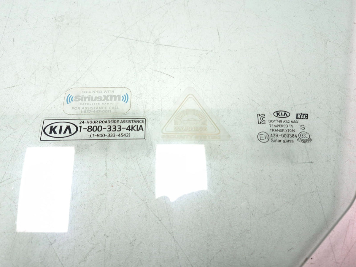 2015 Kia Optima Front Door Window Glass Left Driver Side  OEM
