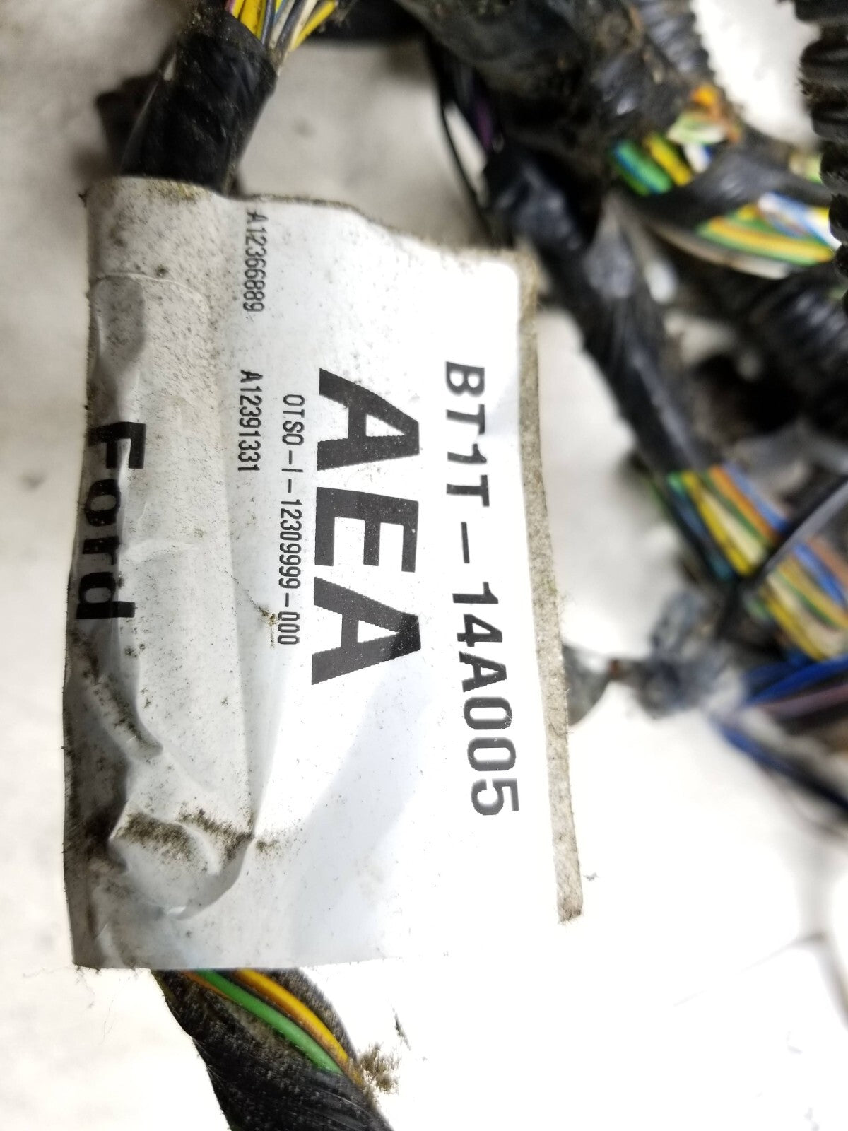 10 - 13 Ford Transit Connect Interior Wire Harness OEM