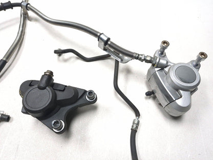 1999 Suzuki Intruder 1500 Front & Rear Brake Caliper Pair & Hose OEM