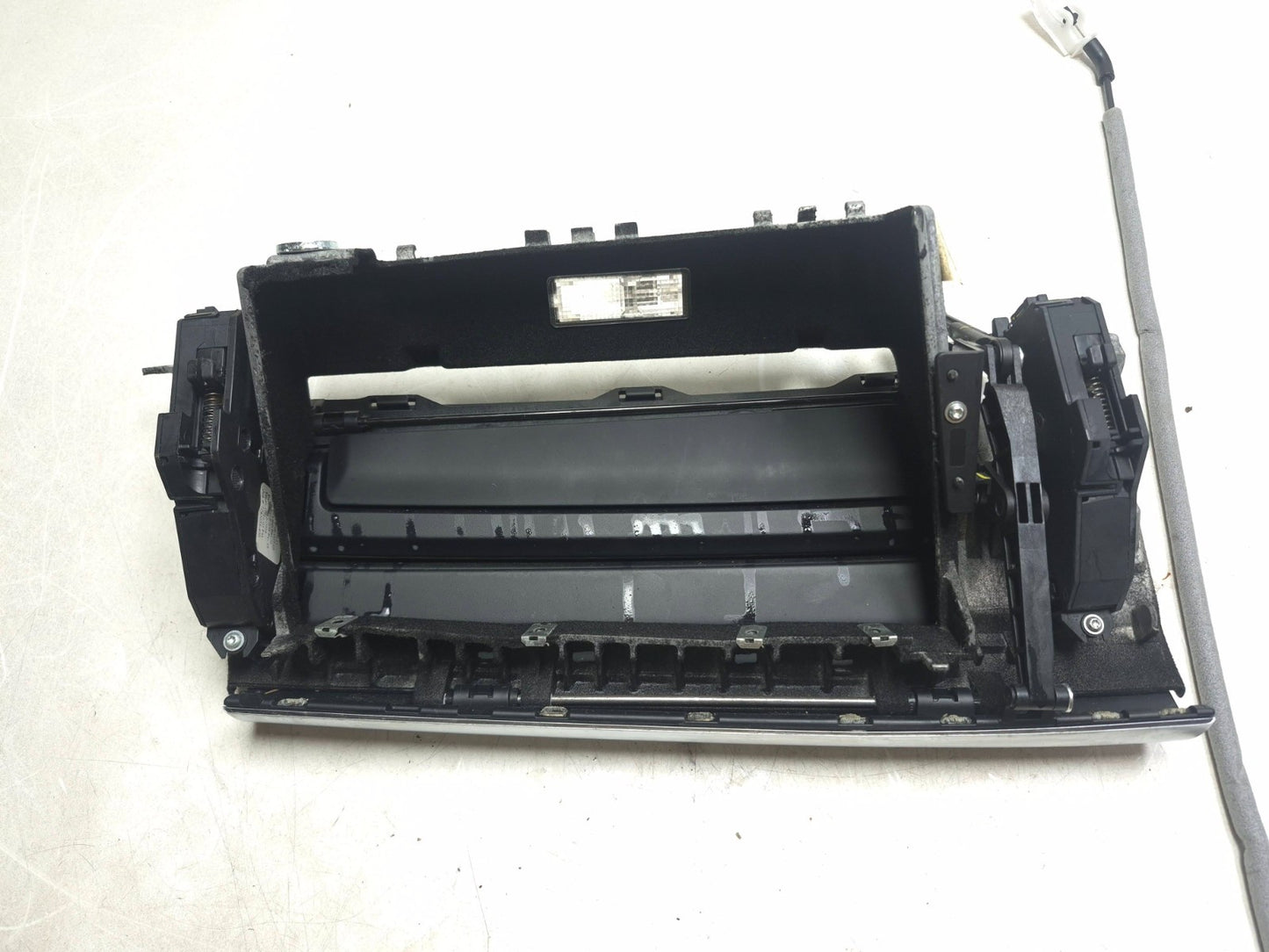 2008 BMW BMW X6 E71  Interior Glove Box Assembly Black Bamboo Wood OEM