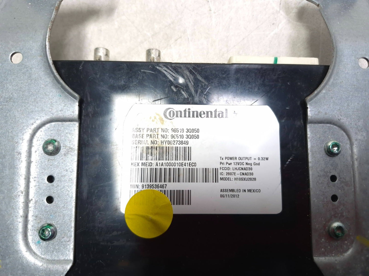 2013 Hyundai Sonata Telematic Communication Control OEM